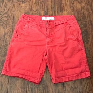 Men’s AE Prep Length Shorts Red 33